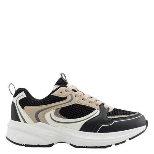 Graceland chunky sneakers zwart/beige