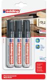 edding Viltstift 500 schuin 2-7mm zwart | 6 stuks