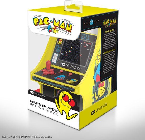 My Arcade Retro Mini Arcade Machine Pac-Man - White