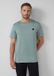 s.Oliver T-shirt Homme Manches Courtes Col Rond Uni Turquoise Foncé Coton S