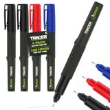 Tracer 2.0 Ultra Fine Tip Zwarte Permanente Marker Pennen x 4