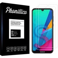 Phonillico® Huawei HONOR 8S Gehard Glas Screenprotector (2 stuks) Transparant