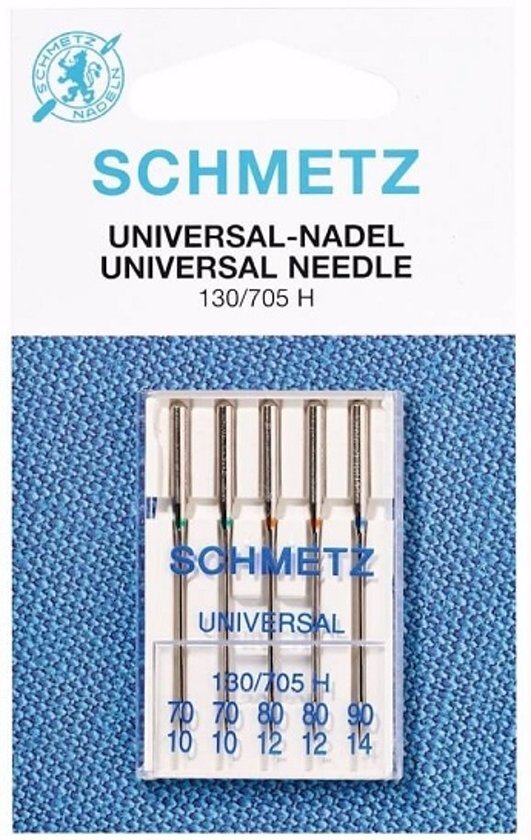 Schmetz Naaimachinenaalden universeel 130/705 H dikte 70/80/90 5 stuks