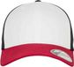 FLEXFIT Urban Classics 3-Tone Flexfit pet L/XL Zwart/Rood