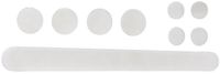 Velo Stickerset voor de bescherming van het frame/vork RMS 9-delig - transparant