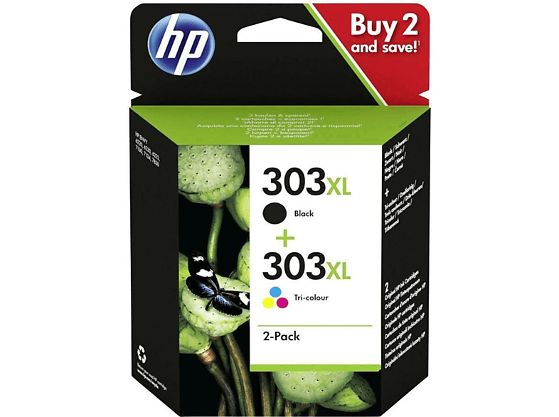 HP 303 XL Ink Combo Zwart/Kleur - 8720254994949