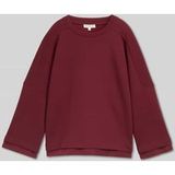 Tom Tailor Loose Fit sweatshirt met 7/8-mouwen - Maat XS - Preppy Plum