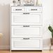 MODFU Opbergkast 80x23.5x131 cm Spaanplaat Wit