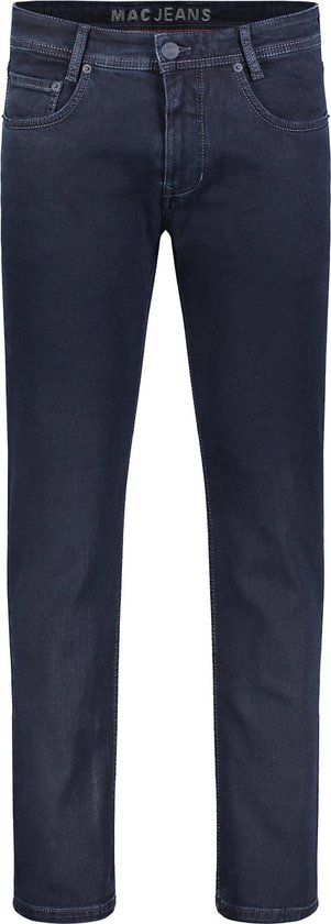 Mac Broek Arne Stretch Blue Black H799 - Heren - Jeans - Maat L - Katoen