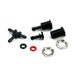Brandstoffer T-fitting en overflow fitting