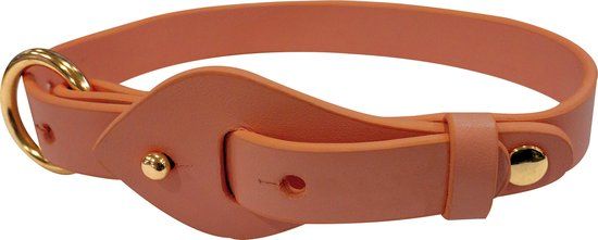 Croci Round Chic Sienna Hondenhalsband - Bruin - 2x32-42 cm