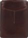 Fossil Derrick creditcard etui RFID leer 7 cm - 1 Sleuven - Dark Brown