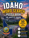 Idaho Word Search Book for Adults & Seniors