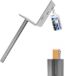 Gezu Impex L-vormige paalhouder 71 x 300 mm, thermisch verzinkt, set van 16