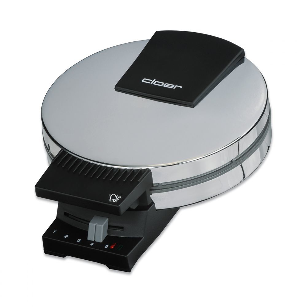 Cloer 285 Wafelijzer - 1 Wafel - 800W - Chroom
