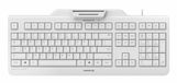 CHERRY KC 1000 SC Filaire USB QWERTY (États-Unis) Complet (100 %) Clavier Blanc