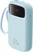 Baseus 20.000 mAh Powerbank | 20W Fast Charge | Blauw | 4 Outputs | Geïntegreerde Kabels