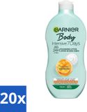 Garnier 20 x Body Intensive 7 Days Lotion corporelle nourrissante avec extrait de mangue et probiotiques - 400 ml - Lot économique