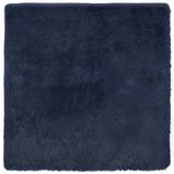 VidaXL Polyester Marineblauw Tapijt