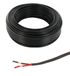 cyclingcolors Aanhangerkabel zwart PVC voertuigkabel ronde kabel aanhanger auto Moto tractor, 2 x 1,5 mm² lengte 1 m