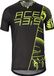 Acerbis Combat maillot de cyclisme, noir/jaune, taille 2XL