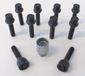 H&R Wielboutenset bolkonisch R13 M14x1.50 - Lengte 37mm - Zwart - 10 stuks - incl. wielsloten