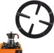 Merkloos Green Glow - Gietijzeren mokka pot standaard en ringhouder voor koffie - Universeel gebruik - Metaal trivets extender - Thuis, restaurant, café