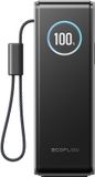 EcoFlow RAPID powerbank 25.000 mAh met ingebouwde kabel - Zilver
