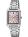 Casio Horloge Dames Analoog Rechthoek Zilverkleurig/Rosékleurig