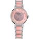 Jacques Lemans 1-2108D Eco Power Polshorloge Dames Roze Wijzerplaat Staal Zilverkleurig