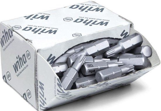 Wiha Bitset Standard 25mm TORX T20 - 50 Pieces