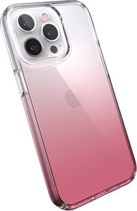 Speck hoesje geschikt voor Apple iPhone 13 Pro - Slank - Kristalhelder - Valbescherming gecertificeerd tot 4 meter - Microban Antibacterieel - Presidio Perfect Clear lijn - Roze Transparant