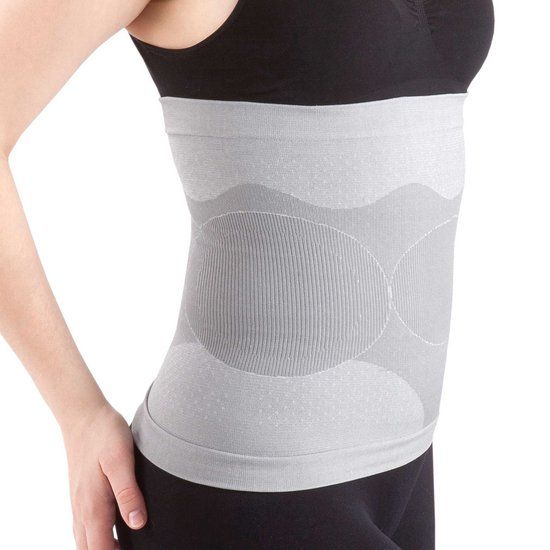 Lanaform Mass & Slim Belt - XL - Shapewear - Waist Trainer - Grijs