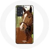 Hoesje Samsung Galaxy A32 4G Quarter Horse Marron paardenrace