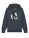Watapparel Sweatshirt ' Papasaurus ' antraciet / zwart gemêleerd / wit gemêleerd