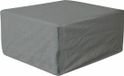 Eurotrail Waterdichte Beschermhoes Voetenbank/Salontafel, Cantonic 100x100x50 cm, Grijs