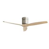 Brightium DC-ventilator met 3 bladen, 6 snelheden, zonder licht, afstandsbediening en timer, ideaal om stijlvol te koelen