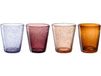 Leonardo BURANO drinkglas assorti warme kleuren - set/4
