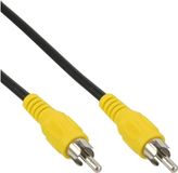 InLine 89937M 10m RCA RCA Zwart composiet videokabels