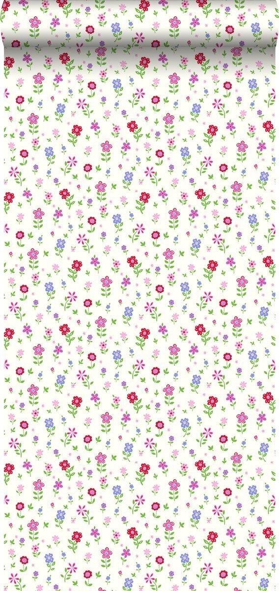 Esta Home behang bloemen multicolor - 137319 - 53 cm x 10,05 m