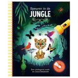Speuren Lantaarn Publishers Speuren in de Jungle + kartonnen zaklamp