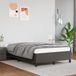 vidaXL Cadre de lit Similicuir Gris 120x190 cm