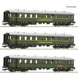 Roco 6200235 H0 Set de 3 pièces : Wagon de voyageurs « Ferienexpress » de la DB Set de wagons de la Deutsche Bundesbahn