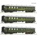 Roco 6200235 H0 Set de 3 pièces : Wagon de voyageurs « Ferienexpress » de la DB Set de wagons de la Deutsche Bundesbahn