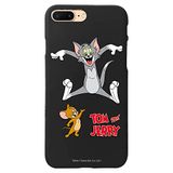 Beschermhoes T&J Beschermhoes voor iPhone 7 Plus / 8 Plus, zwart met springend design