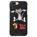 Beschermhoes T&J Beschermhoes voor iPhone 7 Plus / 8 Plus, zwart met springend design