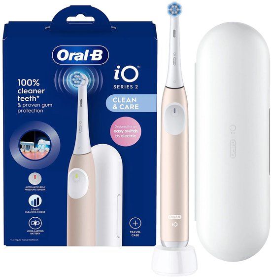 Oral-B iO Series 2 - Elektrische Tandenborstel - Calm Pink