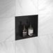 Strathwood Marwell Wandnis douche zwart 32 x 32 x 10 cm