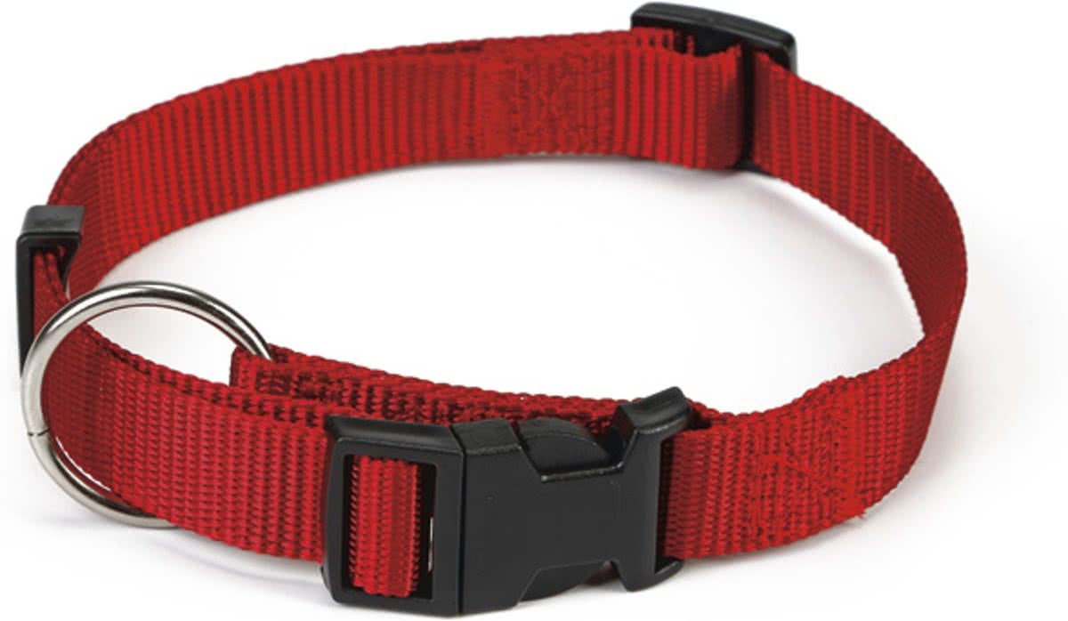 Beeztees Halsband Verstelbaar Rood 40 65 cm x 25 mm rood