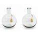 Bellatio Design Bloemenvaas - Eco-glas - Transparant - 31 x 22 cm